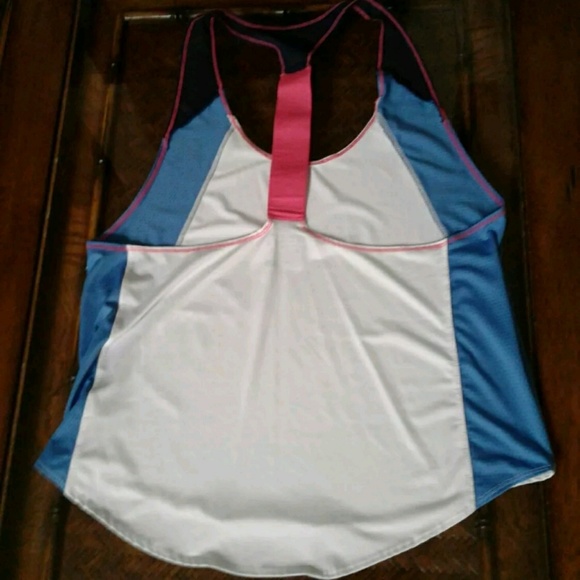 ❌SOLD❌Lucky ln Love Tennis Racerback Tank Top Size L -12 - Picture 8 of 8